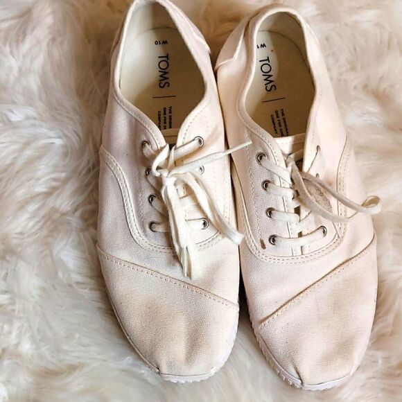Toms womens white canvas shoes - Picture 9 of 9